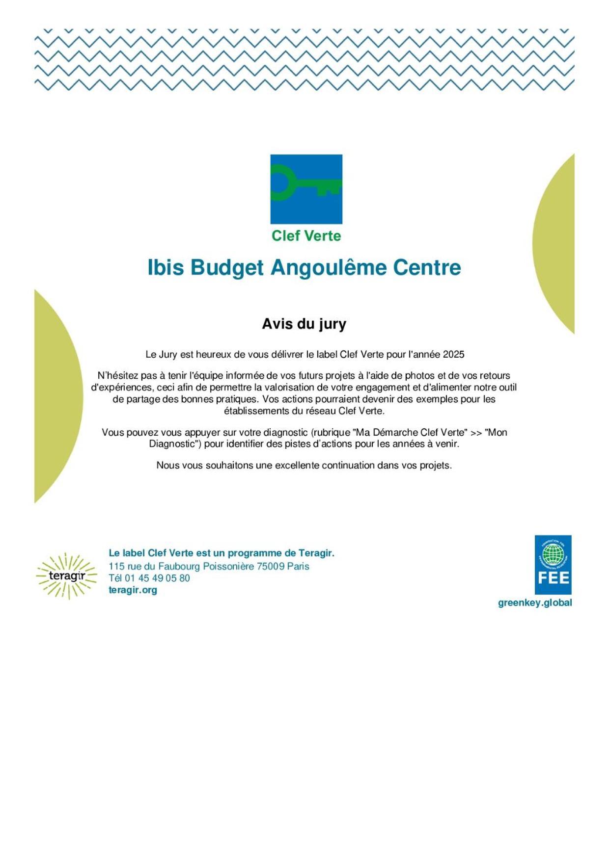Ibis Budget Angouleme Centre Екстериор снимка